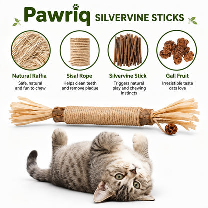 Pawriq Natural Silvervine Dental Sticks